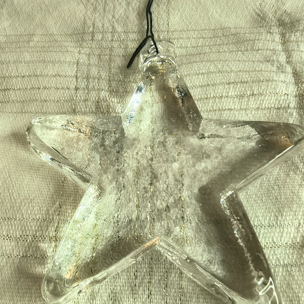 Solid Glass Star Wall Hanging